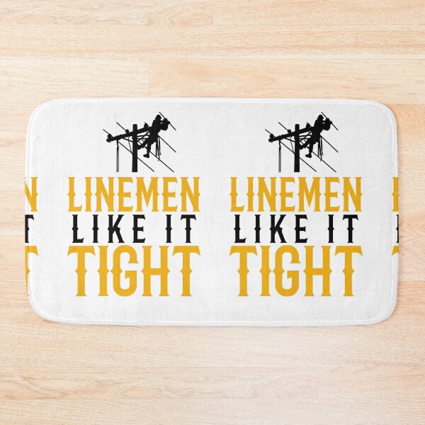 Item preview, Linemen Like It Tight BW ~Electrical Lineman Humor designed and sold by TeesYouWant.