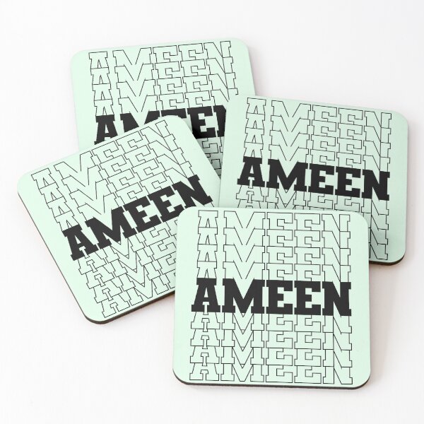 Item preview, Ameen - Muslim Islamic Greeting and Celebration designed and sold by hasbeenz.