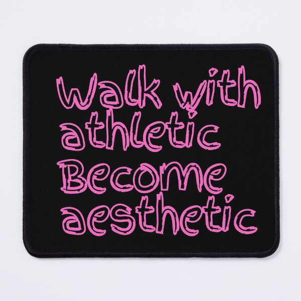 Item preview, Walk with athletic become aesthetic -neon aesthetic designed and sold by Red-ElYoubi.