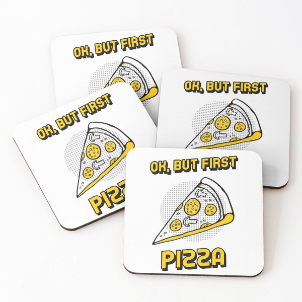 Item preview, OK, But First Pizza  designed and sold by LKDesigns24.