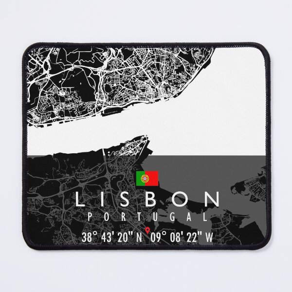 Item preview, LISBON MAP PORTUGAL designed and sold by hatimelhag.