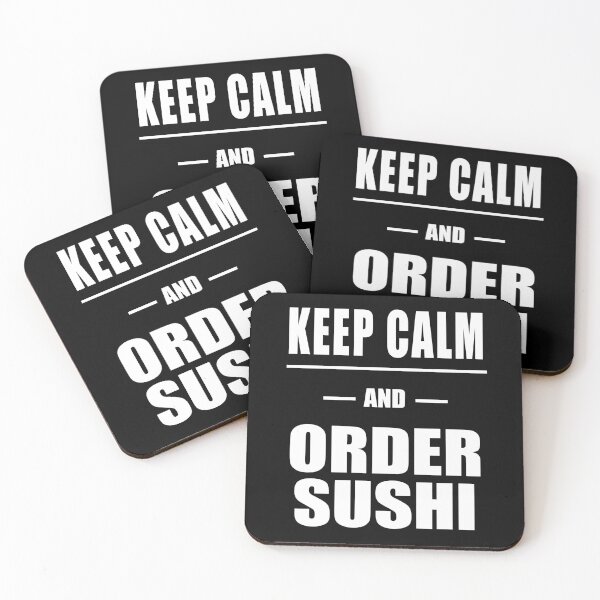 Item preview, Keep Calm And Order Sushi #white designed and sold by 9N20.