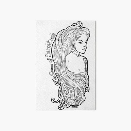 the queen of servitude/the slave queen Art Board Print