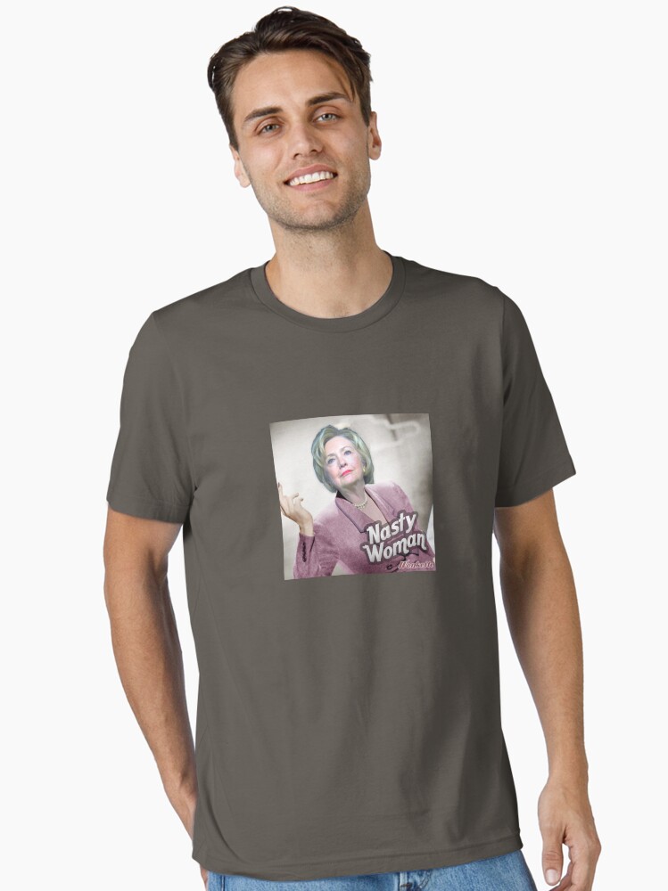 Thumbnail 1 of 7, Essential T-Shirt, Nasty Woman designed and sold by wonkette.