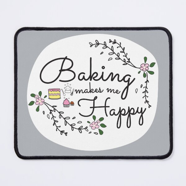 Item preview, Baking makes me happy designed and sold by Innet.