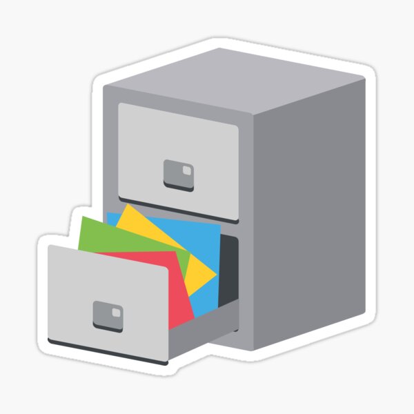 "File Filing Sticker for Sale by MKMemo1111 Redbubble