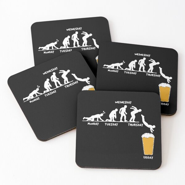 Item preview, Beer Weekend Party Forecast Segunda Terca Qinta Sexta Jump Art Design Happy Apparel Essential Inspiration Joy Mood  Beer Squad designed and sold by DesignByHeartUK.
