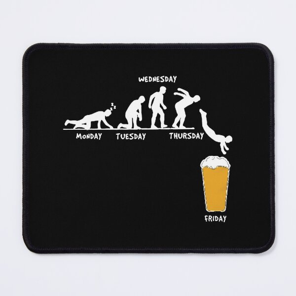 Item preview, Beer Weekend Party Forecast Segunda Terca Qinta Sexta Jump Art Design Happy Apparel Essential Inspiration Joy Mood Beer Squad designed and sold by DesignByHeartUK.