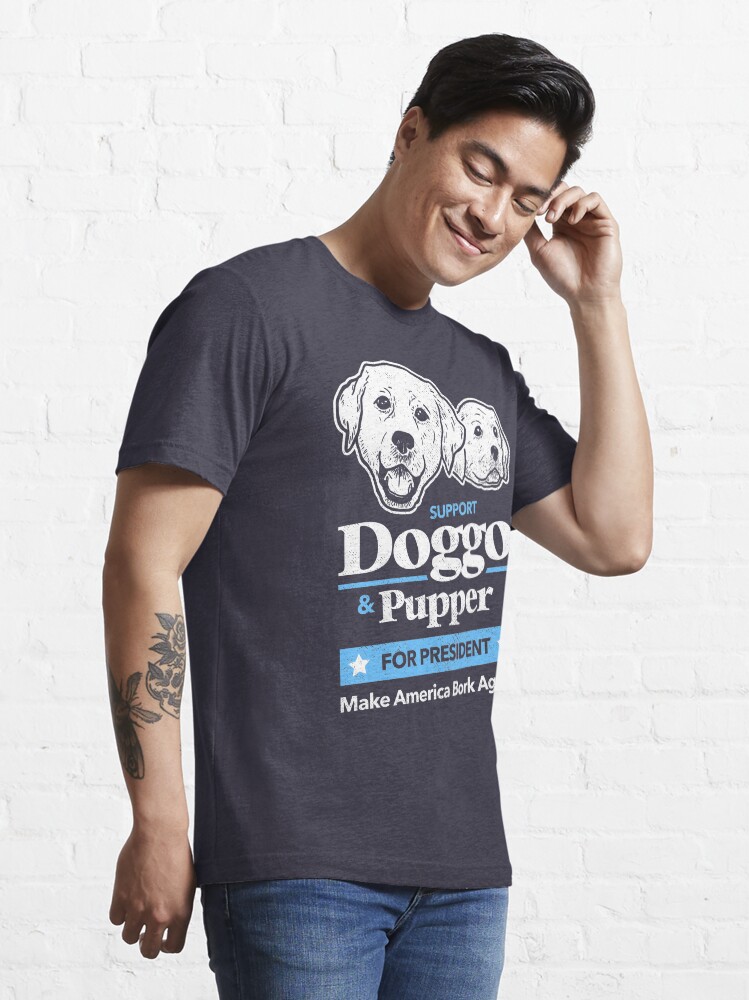 Alternate view of Doggo Pupper For President Essential T-Shirt