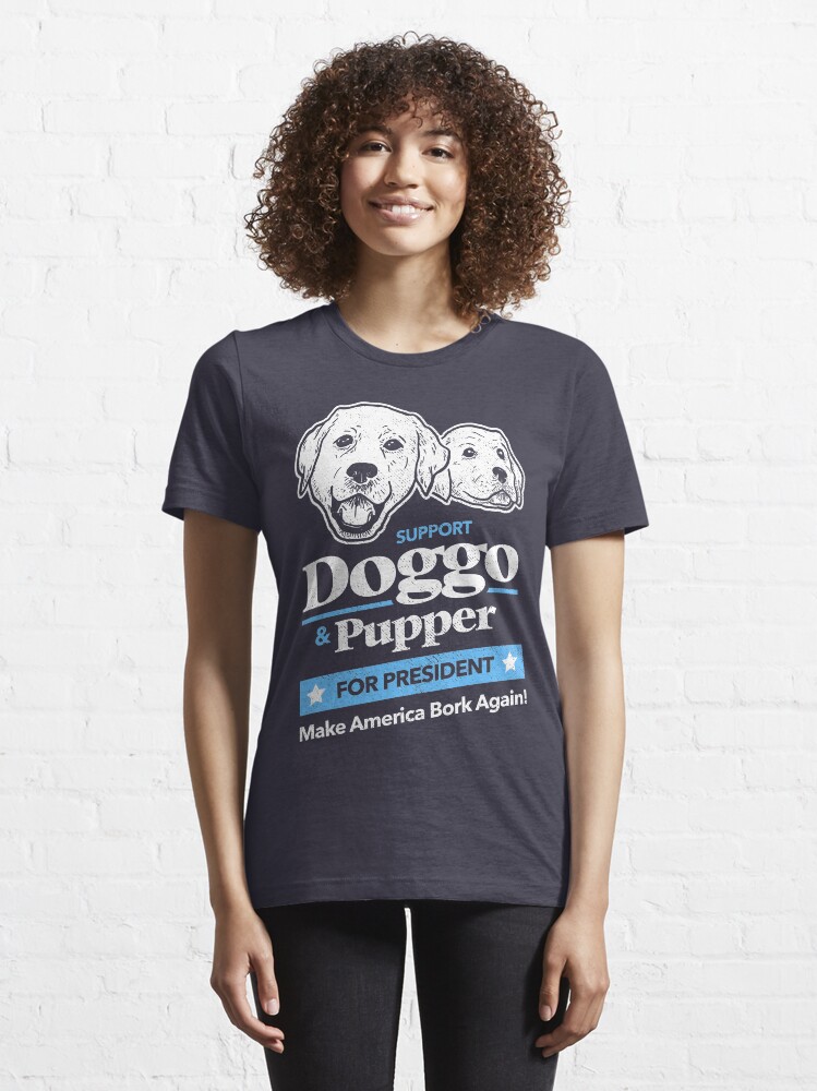 Alternate view of Doggo Pupper For President Essential T-Shirt