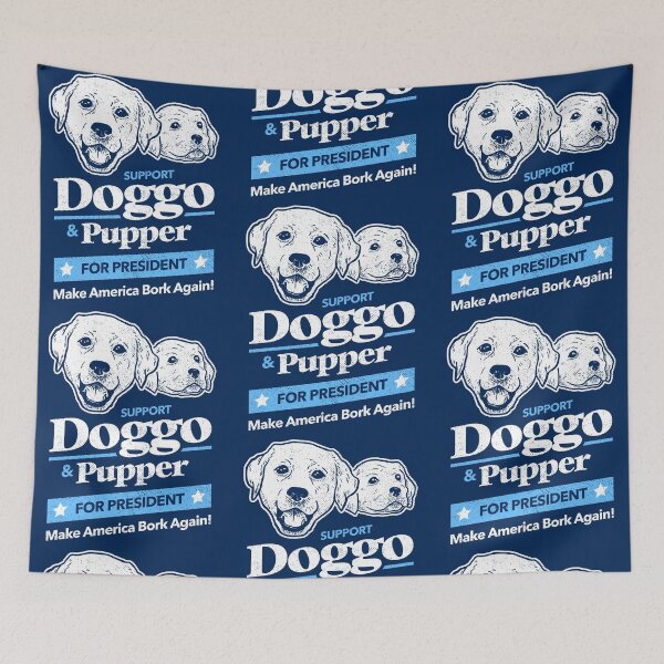 Item preview, Doggo Pupper For President designed and sold by Yipptee Shirts.
