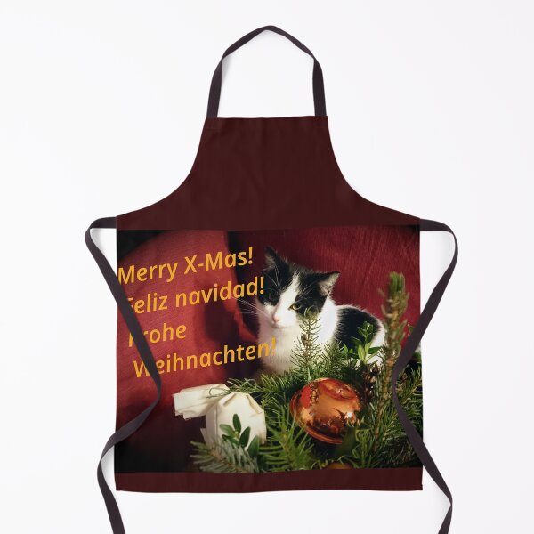 Item preview, Cat Lilli likes Christmas - Merry XMas! designed and sold by Gourmetkater.
