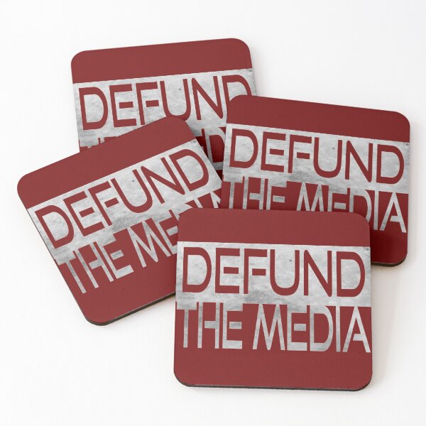 Item preview, defund the media political shirt designed and sold by hanlynstyle.