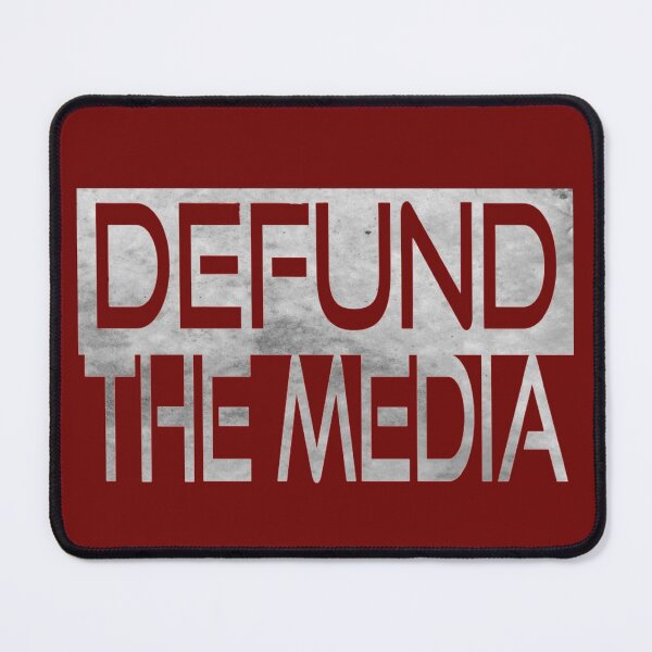 Item preview, defund the media political shirt designed and sold by hanlynstyle.