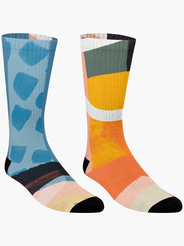 Thumbnail 3 of 5, Socks, Abstract Sharp Pattern designed and sold by PattenMonster.
