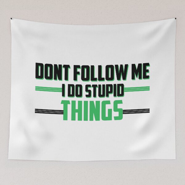 Item preview, Don't Follow Me I Do Stupid Things Motocross designed and sold by ussastore.