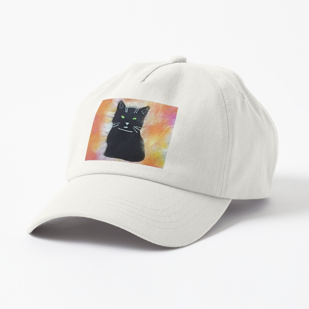 Bild schwarze Katze Cap