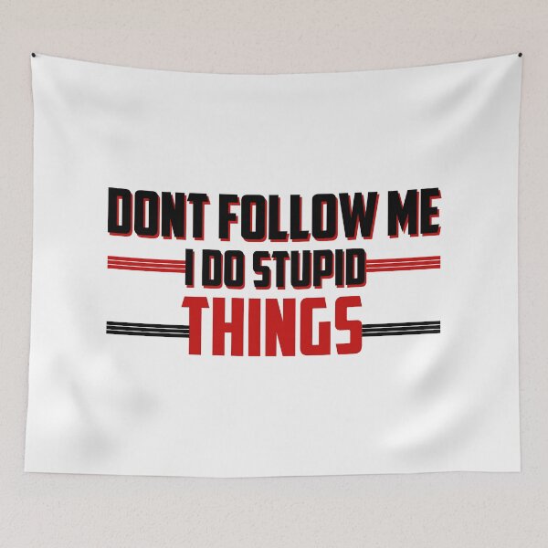 Item preview, Don't Follow Me I Do Stupid Things Motocross designed and sold by ussastore.