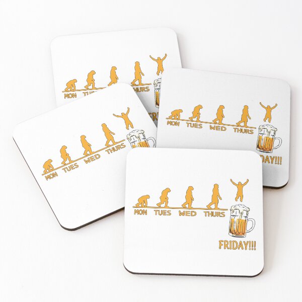 Item preview, Love Beer Evolution Weekend Party Gold Beer Forecast Segunda Terca Qinta Sexta Jump Art Design Happy Apparel Essential Inspiration Joy Mood  Beer Squad designed and sold by DesignByHeartUK.