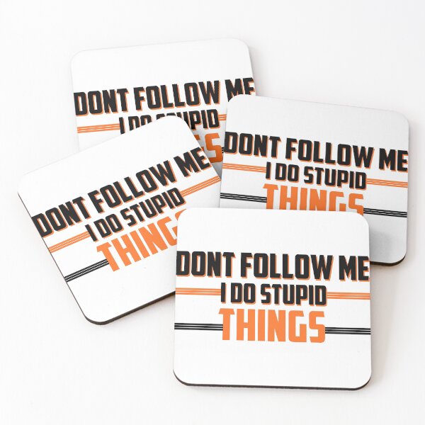 Item preview, Don't Follow Me I Do Stupid Things Motocross designed and sold by ussastore.