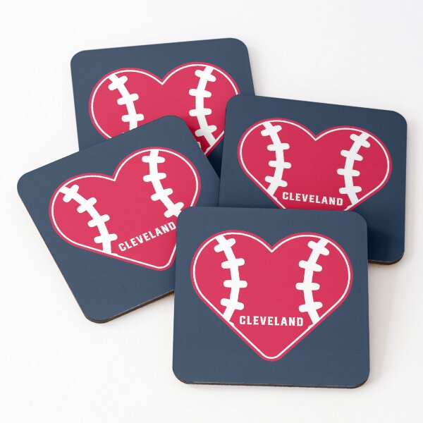 Item preview, Cleveland Baseball Heart and Stitches Icon designed and sold by toutwearapparel.