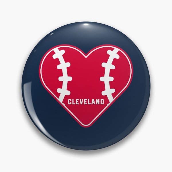 Item preview, Cleveland Baseball Heart and Stitches Icon designed and sold by toutwearapparel.