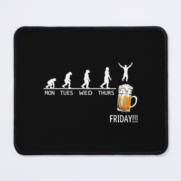 Item preview, Love Beer Evolution Weekend Party Gold Beer Forecast Segunda Terca Qinta Sexta Jump Art Design Happy Apparel Essential Inspiration Joy Mood  Beer Squad designed and sold by DesignByHeartUK.