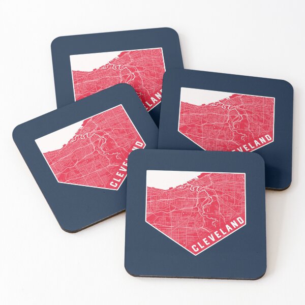 Item preview, Cleveland Map on Baseball Home Plate | Cleveland is Home designed and sold by toutwearapparel.