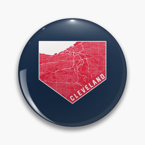 Item preview, Cleveland Map on Baseball Home Plate | Cleveland is Home designed and sold by toutwearapparel.