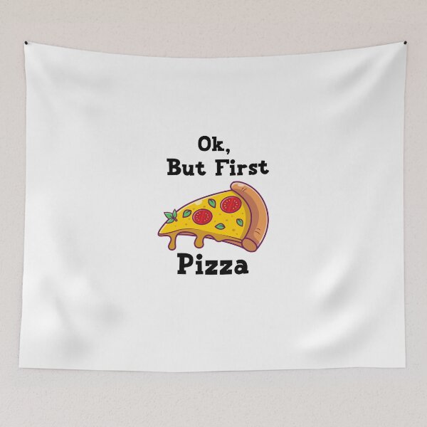 Item preview, Ok, But First Pizza Classic T-Shirt designed and sold by Uzero-Shop.