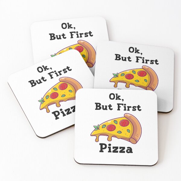 Item preview, Ok, But First Pizza Classic T-Shirt designed and sold by Uzero-Shop.