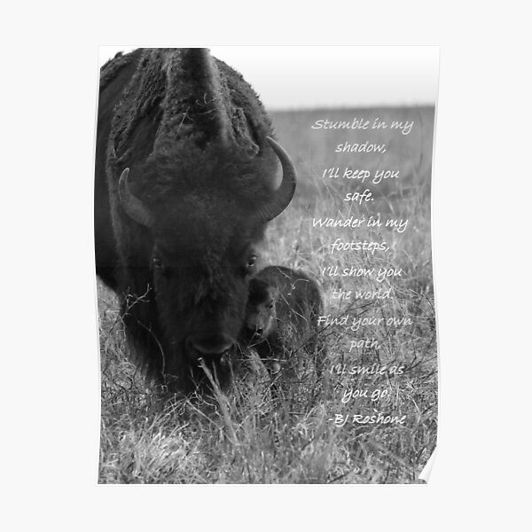 Motherhood on the Prairie Poem Poster