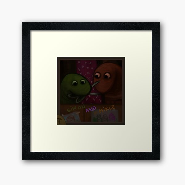 Simon and Mikle Framed Art Print