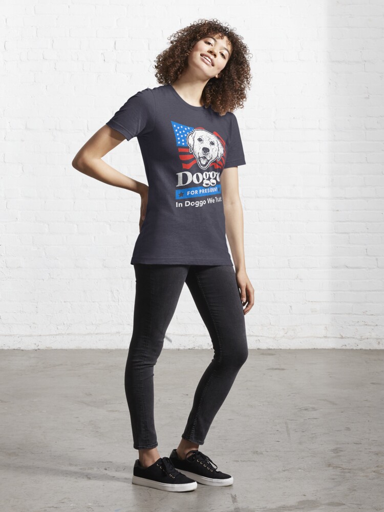 Alternate view of Doggo For President Essential T-Shirt