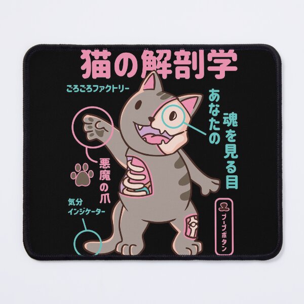 Item preview, Japanese Cat Anatomy designed and sold by Hoiho Adventure Shirts.