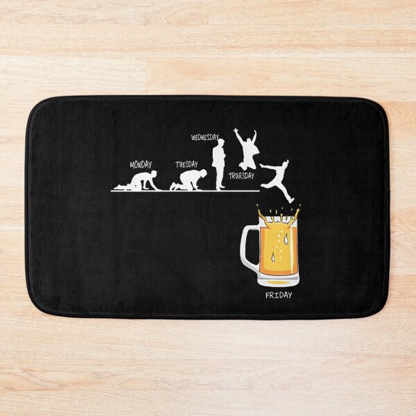 Item preview, Love Beer Evolution Weekend Party Gold Beer Forecast Segunda Terca Qinta Sexta Jump Art Design Happy Apparel Essential Inspiration Joy Mood  Beer Squad designed and sold by DesignByHeartUK.