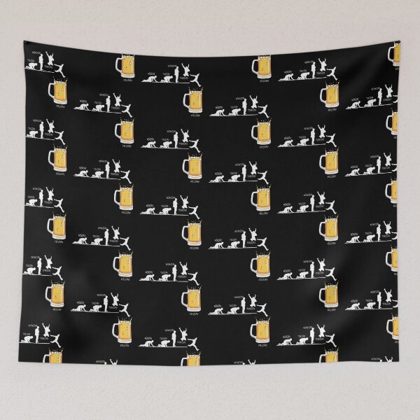 Item preview, Love Beer Evolution Weekend Party Gold Beer Forecast Segunda Terca Qinta Sexta Jump Art Design Happy Apparel Essential Inspiration Joy Mood  Beer Squad designed and sold by DesignByHeartUK.