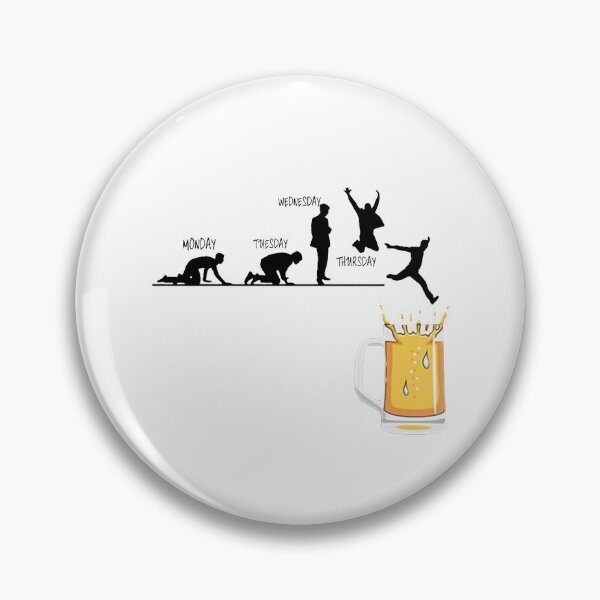 Item preview, Love Beer Evolution Weekend Party Gold Beer Forecast Segunda Terca Qinta Sexta Jump Art Design Happy Apparel Essential Inspiration Joy Mood  Beer Squad designed and sold by DesignByHeartUK.