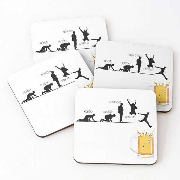 Item preview, Love Beer Evolution Weekend Party Gold Beer Forecast Segunda Terca Qinta Sexta Jump Art Design Happy Apparel Essential Inspiration Joy Mood  Beer Squad designed and sold by DesignByHeartUK.