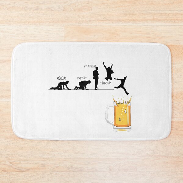 Item preview, Love Beer Evolution Weekend Party Gold Beer Forecast Segunda Terca Qinta Sexta Jump Art Design Happy Apparel Essential Inspiration Joy Mood  Beer Squad designed and sold by DesignByHeartUK.