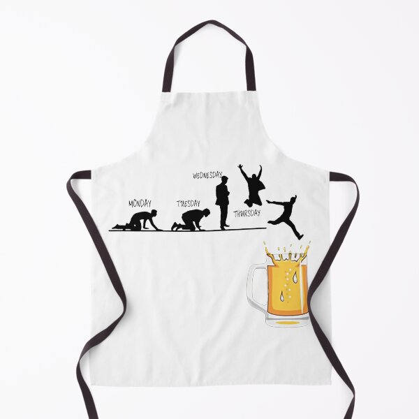 Item preview, Love Beer Evolution Weekend Party Gold Beer Forecast Segunda Terca Qinta Sexta Jump Art Design Happy Apparel Essential Inspiration Joy Mood Beer Squad designed and sold by DesignByHeartUK.