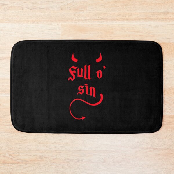 Item preview, Full Of Sin Devil Horns Tail Rock Metal Atheist Sexy Sin designed and sold by himatre.