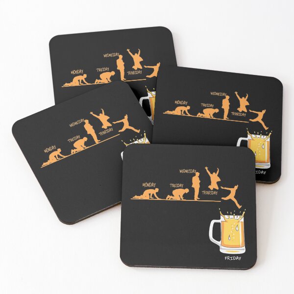 Item preview, Love Beer Evolution Weekend Party Gold Beer Forecast Segunda Terca Qinta Sexta Jump Art Design Happy Apparel Essential Inspiration Joy Mood  Beer Squad designed and sold by DesignByHeartUK.