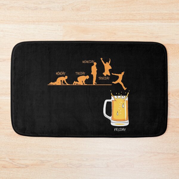 Item preview, Love Beer Evolution Weekend Party Gold Beer Forecast Segunda Terca Qinta Sexta Jump Art Design Happy Apparel Essential Inspiration Joy Mood  Beer Squad designed and sold by DesignByHeartUK.
