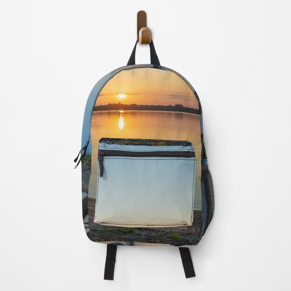 Item preview, Sunrise with Rowboat - Grand Lake Upstate Michigan designed and sold by Loving Nature Gifts.