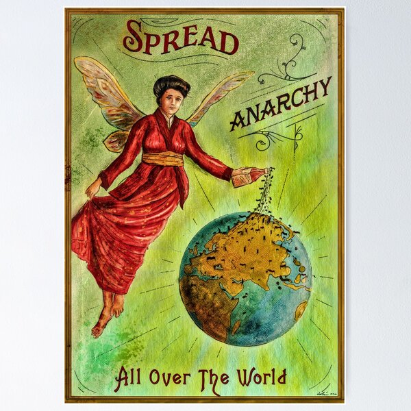 Item preview, Spread Anarchy designed and sold by Loki Propagandart.