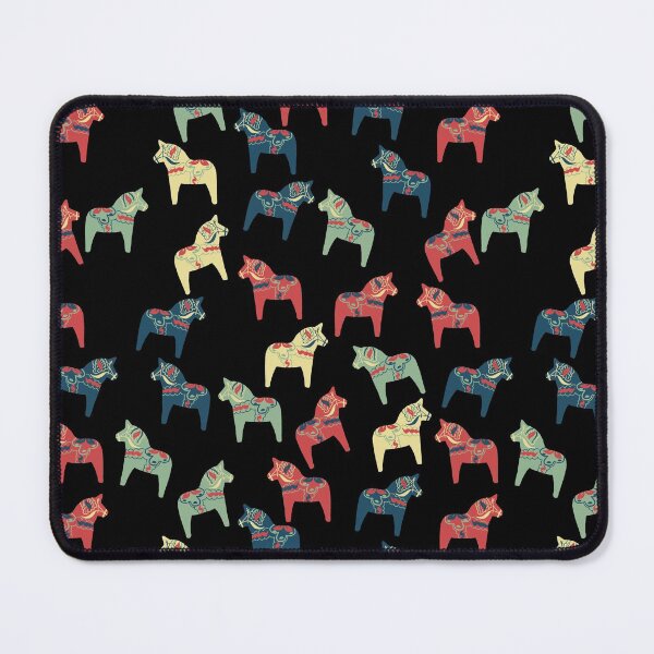 Item preview, Swedish dala horses pattern and sticker pack designed and sold by JokeGysen.