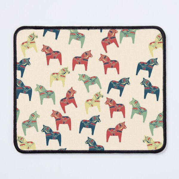 Item preview, Swedish dala horses pattern and sticker pack designed and sold by JokeGysen.