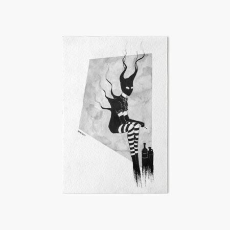 demons of quarantine - demon of recreational drugs Art Board Print