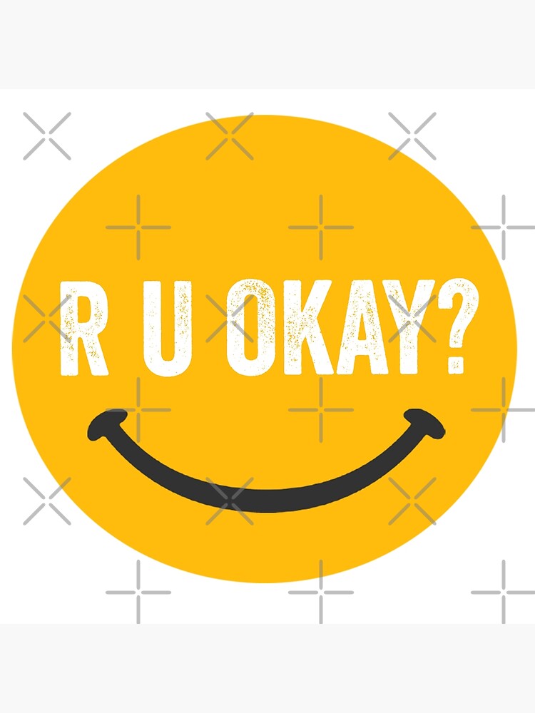 "R U ok" Poster for Sale by ADDI FRANK Redbubble